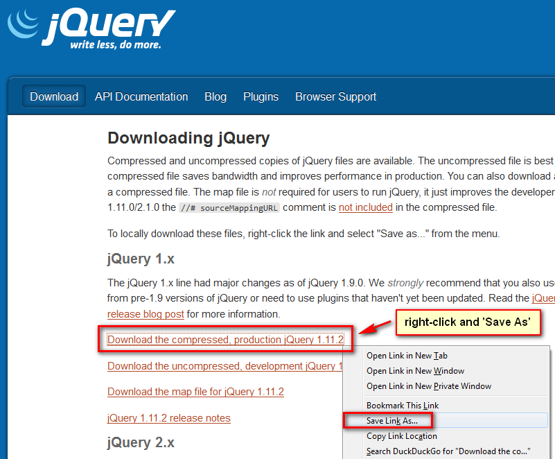 download jquery